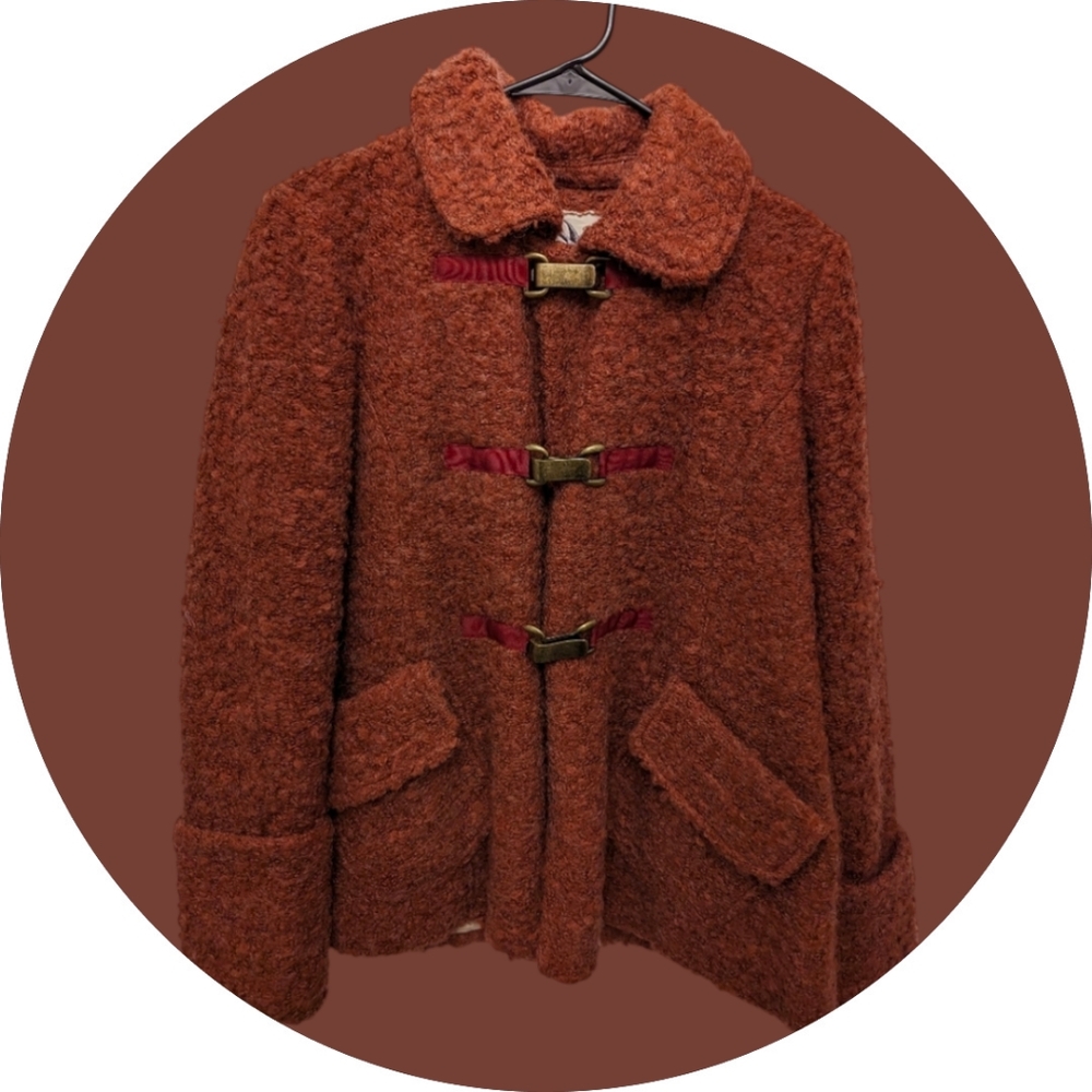 Anthropologie Women's Peacoat - Size Small